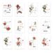 LINA OFFICINE GRAFICHE CREATIVE Set van 12 kerstkaarten Kerstmis met envelop kaarthouder 34-999