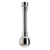 Siroflex 2510/1S Milady Handdouche voor wastafel, keuken, met flexibel rietje van messing, Made in Italy, straalregelaar, verchroomde kraan, wit, beluchter voor kranen, straalregelaar, waterkraan