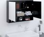Maison Exclusive - Armoire à miroir de salle de bain 80x15x60 cm MDF anthracite