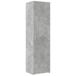 vidaXL Hoge kast, betonkleur, 50x42,5x185 cm, houtvezelplaat