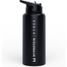 Myprotein Hyrox Gerecyclede Metalen Flip Straw Fles 1L - Zwart