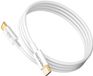Mayaxess câble de recharge 1m USB-C Convient pour Samsung Galaxy S25 Plus, Blanc