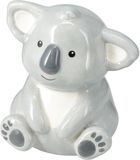 Home & Styling Dieren spaarpot voor kinderen - koala grijs - dolomiet - 12 x 16 cm
