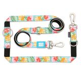 Max & Molly multifunctionele hondenriem 2 m met 2 karabijnhaken, Exotique/M schouderlijn, gevoerd, veilig en flexibel, comfort voor je trouwe metgezel