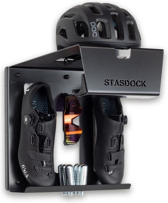 Stasdock Happy Black - Fiets ophangsysteem - Muurbeugel fiets - Fietsbeugel - fiets ophangbeugel