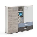 FMD Nona 4, Hout, Zand Eiken, 117x33x105 cm