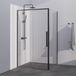 BRAUER Season douchecabine - 100x100x200cm - schuifdeur - helder glas - omkeerbaar - glascoating - Gunmetal