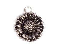 INNSPIRO Nice Charms Zonnebloem Hanger van metaal, 15 x 17 mm, 25 stuks