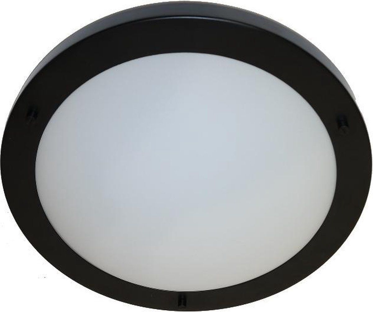 LT-Luce Yuca I Plafondlamp - Zwart - Ø 30 cm - LED - IP44