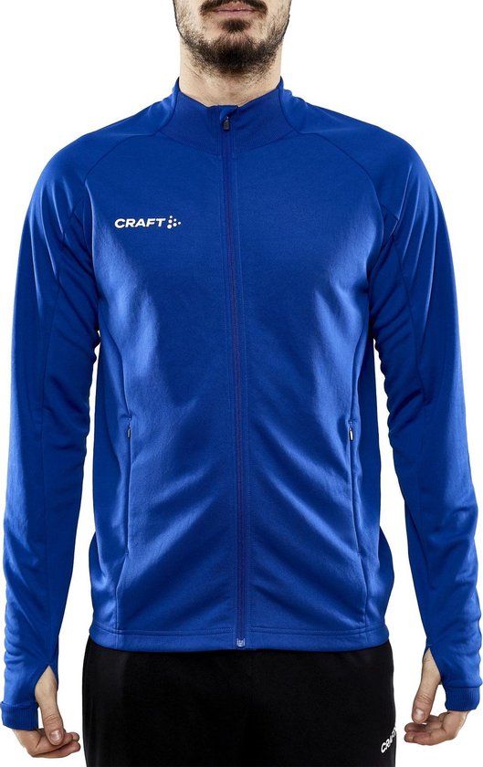 Craft Evolve Full Zip Sportvest - Mannen - blauw - Maat L