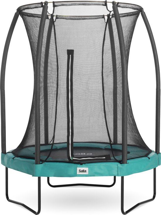 Salta Comfort Edition - ø 153 cm - Ronde trampoline met veiligheidsnet - Groen