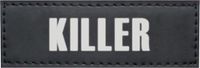 Nobby seguro sticker killer - hond - 3 x 9 cm - 2 stuks