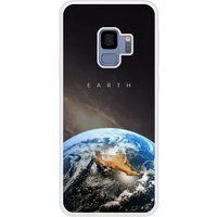 Samsung Galaxy S9 Earth Verstevigd hoesje met sublimatie bedrukking