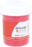 Artemio Relief poeder xmas red dekkend - 40 ml