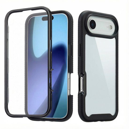 imoshion 360° Full Protective Case - Zwart - Geschikt voor Apple iPhone Air