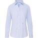 Seidensticker Women's Blouse Slim Fit Check/Stripes Long Sleeve SN080619 - New Check Light Blue - White - 36