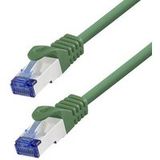 LogiLink CP4085S RJ45 Netzwerkkabel, Patchkabel CAT 6a S/FTP 7,50 m grün