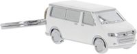 BRISA VW Collection - Volkswagen 3D metalen bus sleutelhanger Bulli T5/T6 (klassieke bus/zilver)