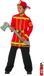 Wilbers Brandweer jas - Kostuum - Maat 116 - Rood