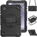 Accezz Tablet Hoes Zwart voor Samsung Galaxy Tab A9 - Rugged Backcover - 8.7 inch