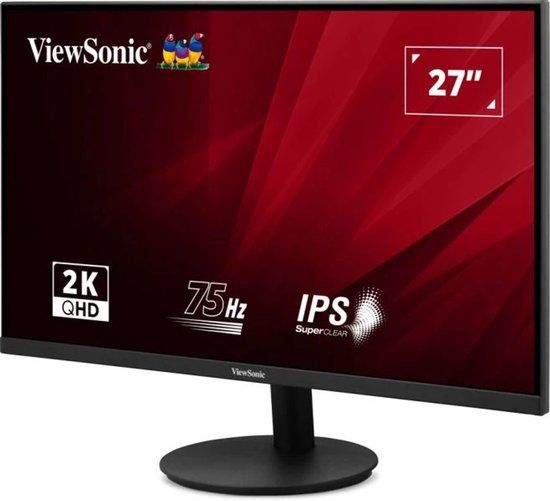 Viewsonic VA2708-2K-HD-2 computer monitor 68,6 cm (27") 2560 x 1440 Pixels Quad HD LED Zwart