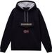 Napapijri Hoodie Burgee Wint 4 Zwart Katoen Maat S