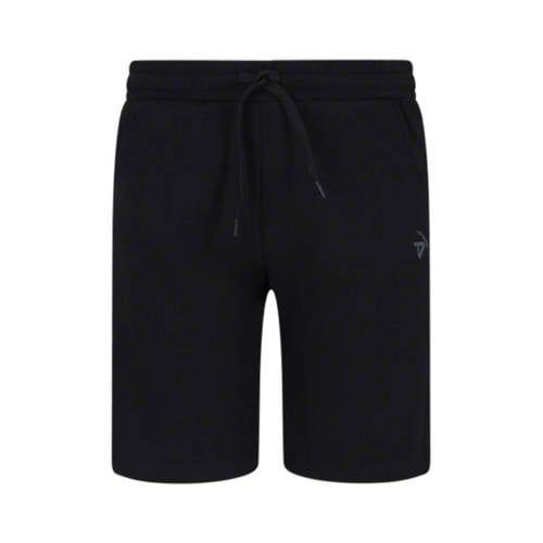 TYGO & vito NextGen regular waist casual short zwart met textuur