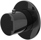 IVY Bond Symmetry Afbouwdeel voor Inbouwstopkraan met Rond Rozet - Zwart Chroom PVD