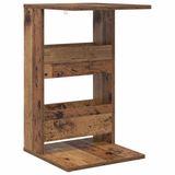 vidaXL Bijzettafel Oudhout 40 x 35 x 60,5 cm Bewerkt hout
