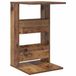 vidaXL Bijzettafel Oudhout 40 x 35 x 60,5 cm Bewerkt hout