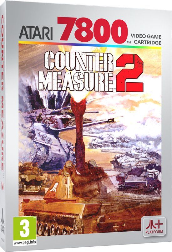 Counter Measure 2 - Atari 7800 - Standard Edition - Arcade - Action - 2 Players - Box - UK