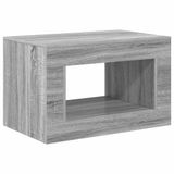 vidaXL Grijze Sonoma Vakkenkast Hout 50 x 50 x 50 cm