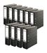 Origineel Falken Origineel 10 stuks Recycling Plus Ordners Wolkenmarmer DIN A4 Zwart