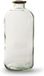 Jodeco Vase Jardin avec bord doré - verre transparent clair - D11 x H25 cm - vase bouteille