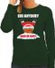 Bellatio Decorations Shoppartners Bv Fun Kerst sweater / kersttrui Did anybody hear my fart groen voor dames - Kerstkleding / Christmas outfit XL