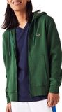 Lacoste heren hoodie sweatsvest - met rits - groen