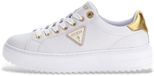 Guess Denesa Dames Leren Sneakers Goud Maat 39