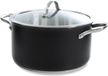 BK Purity Black soeppan 24 cm - inductie - RVS - zwart