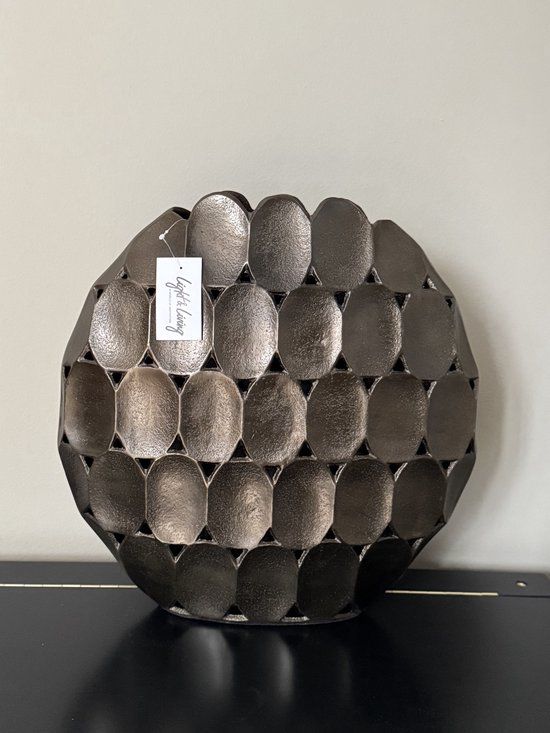 Light & Living Vaas ORLAN goud 32x9x33 cm