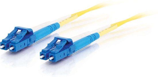 CablesToGo C2G Glasvezel kabel 3 m OFNR LC Geel