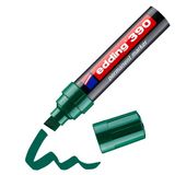 edding 390 permanent marker - groen - 10 stiften - dikke beitelpunt 4-12 mm