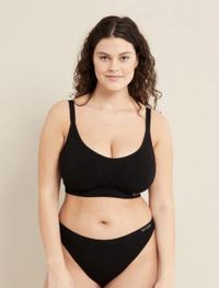 Boody Volle Cup BH zonder beugel maat L kleur zwart