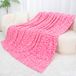 SEEGU Cheetah Fleece deken, knusse warme pluche luipaarddeken, roze, lichte dekens voor bank, bed, camping, reizen, 152 x 203 cm, (BP-16)