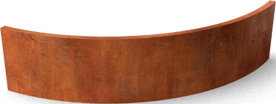 Geroba Fronta Keerwanden Cortenstaal Buitenbocht 1000 x 200 x 350 mm