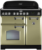 Falcon Classic Deluxe 90 Range Cooker - Electric Induction Hob - Olive