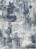 Surya LENA Modern Abstract Blauw Tapijt 160x220 cm