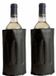 Makito Western Europe 2x housses pour éléments réfrigérants noir pour bouteilles de vin 34 x 18 cm