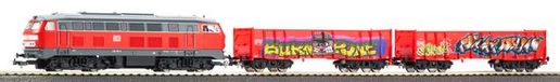 Piko 57032 Startset kids goederentrein BR 218 DB AG met twee open goederenwagens Eaos
