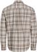 Jack & Jones Geruit Casual Overhemd Lange Mouw Katoen Regular Fit Mannen XS Plaza Taupe