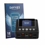 Savvies Screenprotector voor Spektrum Smart Charger S450 G2 - Folie Beschermfolie transparant 18 Stuks